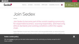 
                            3. Join Sedex | Sedex
