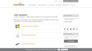 
                            5. Join session - FastViewer