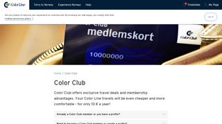 
                            5. Join the Color Club and save money! | Color Line