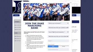 
                            6. Join the Duke Band - Duke University Marching & Pep Band