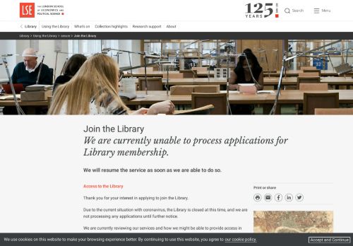 
                            8. Join the Library - LSE