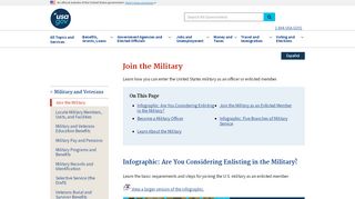 
                            1. Join the Military - USA.gov