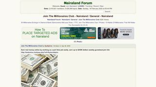 
                            12. Join The Millionaires Club - Nairaland / General - Nigeria ...
