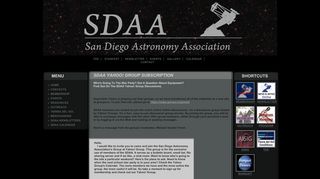 
                            11. Join the SDAA Yahoo! Group - San Diego Astronomy Association