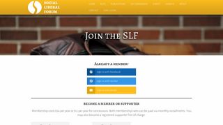 
                            8. Join the SLF - Social Liberal Forum