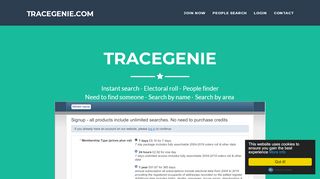 
                            4. Join Tracegenie - Tracegenie.com