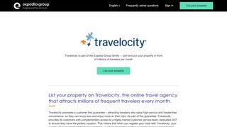 
                            3. Join Travelocity Now - List Your Apartment, Hotel or B&B with Travelocity