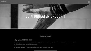 
                            8. Join UNBEATEN CROSSFIT Now — Unbeaten