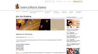 
                            5. Join Us :: AMS - Academy Medicine of Singapore