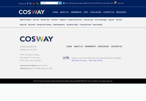 
                            3. Join Us - Cosway