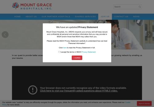 
                            4. Join Us - Mount Grace Hospital, Inc.