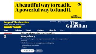 
                            4. Join us: sign up for the Guardian Universities newsletter | Info | The ...