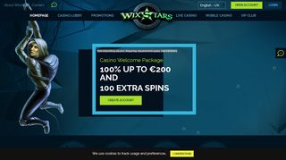 
                            13. Join Wixstars Casino Today | €/£/$200 Deposit Bonus and 100 spins