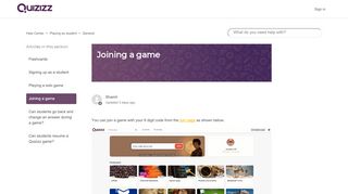 
                            4. Joining a game – Help Center