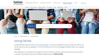 
                            3. Joining TalkTalk - TalkTalk Community