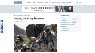 
                            8. Joining the Army Reserves | Military.com