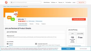 
                            10. join.me Reviews 2019 | G2 Crowd