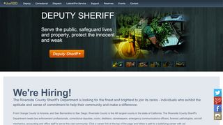 
                            10. JoinRSD Riverside County Sheriff Recruiting Website for Sworn & Non ...