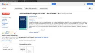 
                            8. Joint Models for Longitudinal and Time-to-Event Data: With ...