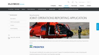 
                            3. JOINT OPERATIONS REPORTING APPLICATION - Security sector ...