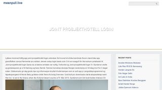 
                            3. Joint Prosjekthotell Login – meanpull.live