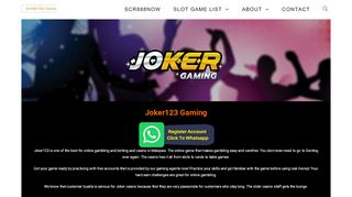 
                            13. JOKER123 DOWNLOAD LINK | ANDROID APK & IOS VERSION