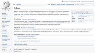 
                            11. Jokers – Wikipedia