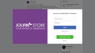 
                            7. Jolifin-Store - Ihr seid noch kein Jolifin Club-Mitglied?... | Facebook