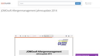 
                            11. JOMOsoft Allergenmanagement Jahresupdate PDF - DocPlayer.org