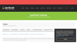 
                            11. Jomsocial 4.3 Frontend Login Failed - JomSocial Forum