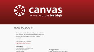 
                            12. Jones College • Canvas: How To Log In