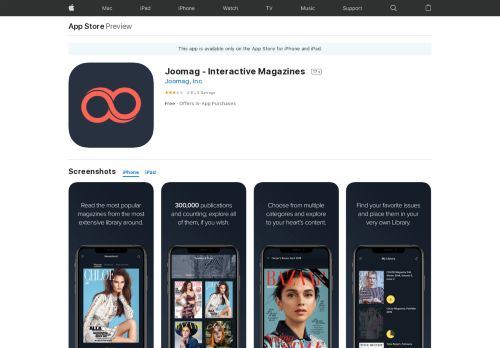 
                            10. Joomag - Interactive Magazines on the App Store - iTunes - Apple