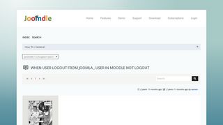 
                            9. Joomdle: When user logout from joomla , user in moodle not logout ...