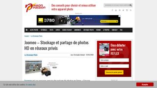 
                            11. Joomeo - Stockage et partage de photos HD en réseaux privés | Nikon ...