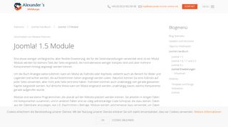 
                            13. Joomla! 1.5 Module - Alexander´s Webdesign - Alexander Fischer