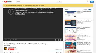 
                            11. Joomla 3 Anfängerhilfe #18 Umleitungs Manager / Redirect Manager ...