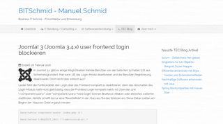 
                            7. Joomla! 3 (Joomla 3.4.x) user frontend login blockieren