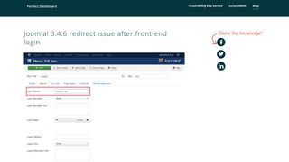 
                            5. Joomla! 3.4.6 redirect issue after front-end login – Perfect Dashboard ...