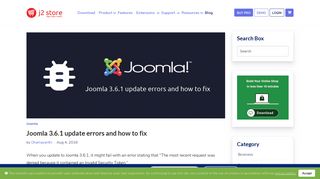 
                            12. Joomla 3.6.1 update errors and how to fix - J2Store