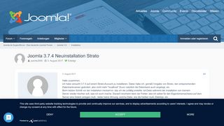 
                            5. Joomla 3.7.4 Neuinstallation Strato - Installation - Joomla.de ...