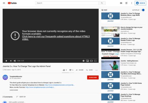 
                            12. Joomla 3.x. How To Change The Logo Via Admin Panel - YouTube