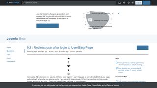 
                            6. joomla 3.x - K2 : Redirect user after login to User Blog Page ...