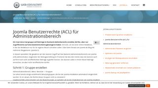 
                            12. Joomla Benutzerrechte (ACL) für Administrationsbereich