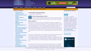 
                            13. Joomla Editor Hintergrundfarbe - Ahadesign