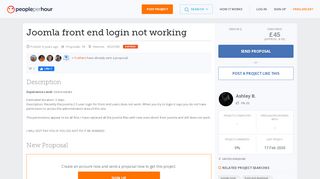 
                            13. Joomla front end login not working - PeoplePerHour.com