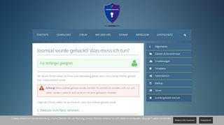 
                            11. Joomla! gehackt was tun - Joomla!-Security, mehr Sicherheit