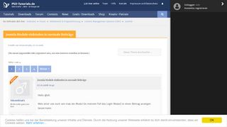 
                            12. Joomla Module einbinden in normale Beiträge - PSD-Tutorials
