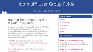 
                            12. Joomla! Testumgebung mit MAMP unter MacOS - Joomla!® User ...