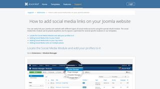 
                            13. Joomla.com Tutorials - How to add social media links on your Joomla ...