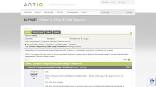 
                            6. Joomsef + blogomunity p8pbb bridge = Fatal error - ARTIO
